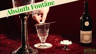 Absinth Fontäne ➔Wie das Ritual mit einer Fontäne funktioniert [upl. by Ttenyl]