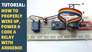 TUTORIAL How to Properly Wire up Power amp Code a Relay with Arduino Songle 05VDC Module  Simple [upl. by Mert352]