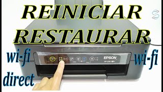 Resetear o borrar configuración de red🖨️Impresora Epson  L3150 L3250 L4150 L365 L375 L395 L396 etc [upl. by Vivi]