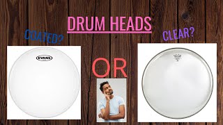 CLEAR OR COATED DRUM HEADS COMPARISON [upl. by Neomah88]