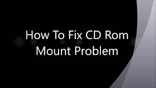 Fix CD Rom Mount Problem Linux Installation  Hindi EHRR INFO Solutions [upl. by Aziza808]