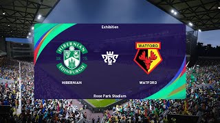 Hibernian vs Watford 24072024 Club Friendlies PES 2021 [upl. by Adali]