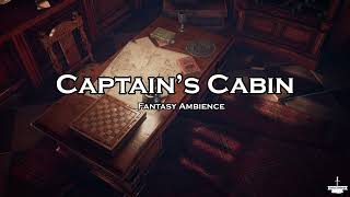 DND Captains Cabin  Pirate Captains Cabin  Ship Captains Cabin Ambience [upl. by Eelarual]