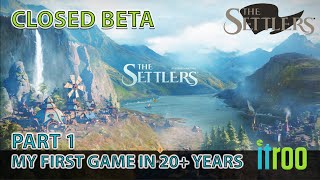 The Settlers Close Beta First game part 1 [upl. by Ahsiuqal]