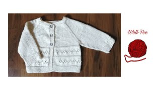 Kinderjacke stricken mit Strickanleitung [upl. by Jess263]