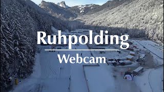 Webcam Ruhpolding  Biathlon Weltcup in der Chiemgau Arena [upl. by Amice]