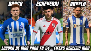 ✅ EL MEJOR MOD para FC 24 con MAS de 1000 FACES  🔥  FIFER´S Realism Mod [upl. by Emorej1]