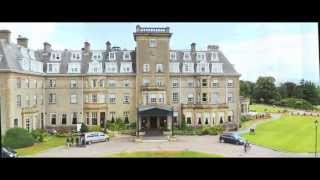 GLENEAGLES PROMO  5 STAR LUXURY HOTEL SCOTLAND GOLF SPA TRAVEL [upl. by Elirpa]