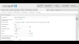 Ideasoft V6 Paneli Kategori ve Marka Bazlı Promosyon Detaylı Anlatımı [upl. by Anedal]