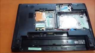 Toshiba NB550D Otwieranie Czyszczenie Disassembly [upl. by Aneger34]