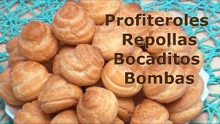 Cómo Hacer Profiteroles Repollas Bocaditos Bombas o Lionesas│Club de Reposteria [upl. by Iorgos218]