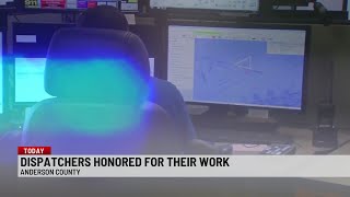 Dispatchers honored with award new technology saves lives [upl. by Ahsieym742]