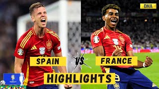 Spain Vs France Highlights Spain Reach Into UEFA Euro 2024 Final Beat France By 21 I Lamine Yamal [upl. by Erdua857]