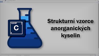 Chemie  Strukturní vzorce anorganických kyselin [upl. by Lenhard157]