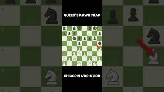 Queens Pawn trap Chigorin variation [upl. by Bryan]