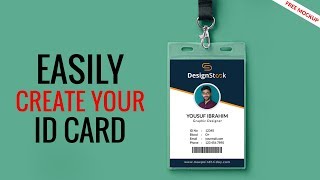 ID Card Design in Photoshop Tutorial  How To Make Professional Company ID Card  MaxpointHridoy [upl. by Cathyleen]