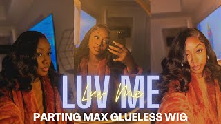 Beginner Friendly Glueless wig install FT LUVME HAIR🩷 [upl. by Norrehc]