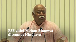 RSS chief Mohan Bhagwats definition of Hindutva includes Muslims [upl. by Helsell151]