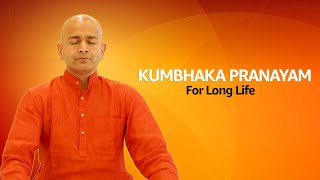 Kumbhaka Pranayama Full Breath Retention Pranayama for long life  Pranayama  Dr Varunveer [upl. by Eseneg]