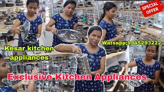 Exclusive Kitchen Utensils stainless steel kadai biriyani pot Kitchen Containers Part3 [upl. by Dosia690]