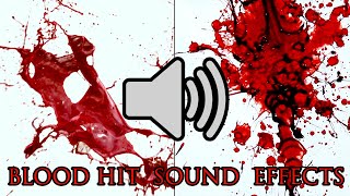 Blood Hits Sound Effects  Headshot Blood Sound Effect [upl. by Annavas36]