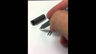 Staedtler Pigment liner Chisel tip [upl. by Siraval]