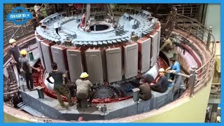 Automatic Motor Production Line Repair And Maintenance Of Steam Turbines And Large Generators [upl. by Grosberg]