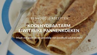 Eiwitrijke Pannenkoeken Maken Makkelijk Lekker En Snel Klaar [upl. by Maurili]