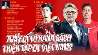 THẤY GÌ TỪ DANH SÁCH TRIỆU TẬP ĐT VIỆT NAM CHUẨN BỊ CHO ASIAN CUP [upl. by Atteloiv]