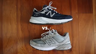 New Balance Made In USA 990v6 vs 990v5 Comparison Sizing Comfort Running and Design [upl. by Ludovick]