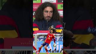 Kein Handspiel Cucurella gibt Schiri Recht euro2024 cucurella hand dfbteam shorts foryou [upl. by Adnamra]