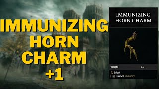 Elden Ring Guide Immunizing Horn Charm1 Talisman Location amp Benefits [upl. by Eemaj948]