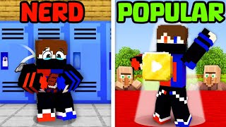 Minecraft but From Nerd to Popular [upl. by Enovaj]