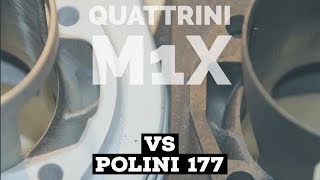 vespa QUATTRINI M1x vs POLINI 177  FMPguides [upl. by Ainniz]