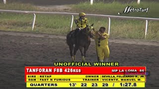 TANFORAN  MMTCI RACE 7  JANUARY 28 2022  Metro Manila Turf Club BAYANGKARERISTA REPLAY [upl. by Suirradal]