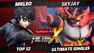 Smash Factor X  MkLeo Joker Vs Skyjay Incineroar Smash Ultimate  SSBU [upl. by Ybsorc902]