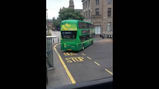 Xplore Dundee Enviro 400mmc 8913 in Dundee city centre operating route 5 to Barnhill [upl. by Raleigh]