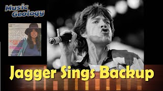 Mick Jagger Sings Backup on Carly Simons Biggest Hit  MusicGeology [upl. by Ellerad]