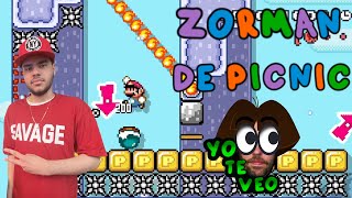 Mario Maker 2DORA La ExploraZORMAN De PICNIC y Mi Nuevo Nivel Zorman aDORA Jugar Mario Maker [upl. by Lahpos]