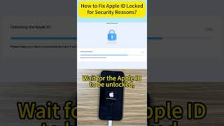 How to Fix Apple ID Locked for Security Reasons [upl. by Dimitri]