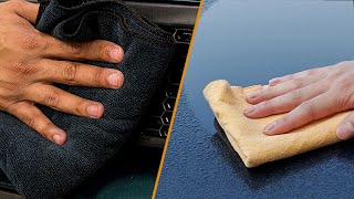 Chamois vs Microfiber Towel Which One is Better for Car Drying [upl. by Ariam]