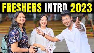 Freshers 2023 Introduction MSRIT BANGALORE  Freshers Orientation at MSRIT  FRESHERS INTRO 2023 [upl. by Iot52]