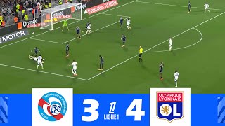 Strasbourg contre Lyon 34  Ligue 1 McDonalds 202425  Résumé de Match [upl. by Martino]