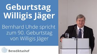 Bernhard Uhde zum 90 Geburtstag von Willigis Jäger [upl. by Adnorahs]