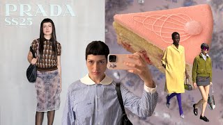 Milan Fashion Week  Prada  Gucci Show [upl. by Gianina]