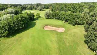 Golf de Soufflenheim BadenBaden  drone aerial video  hole10 [upl. by Leirej]