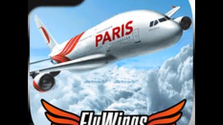 Flight Simulator Paris 2015 Online  FlyWings FREE TO PLAY by Thetis Consulting  IOS [upl. by Surtemed]