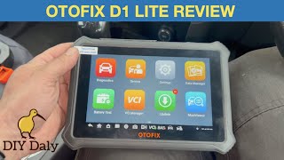 OTOFIX D1 Lite Diagnostic machine  Scanner Review [upl. by Hyacinthia]