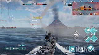 【必見】ミサイル駆逐艦 ハンブルクで敵艦ハンブルクとの戦い方‐War Thunder Mobile [upl. by Sontich]