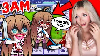 Do NOT Play Gacha Life at 3AMSCARY GINA GLITCH IS REAL [upl. by Adnolrehs]